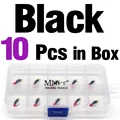 10pcs Black in Box
