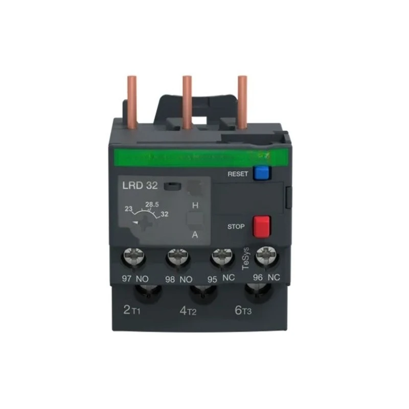 Adjustable Thermal Overload Relay Motor Over Current Protection Relay Match AC Contactor 0.1A-65A Optional Rail Mount Protector