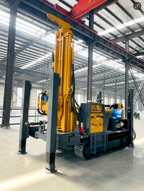 Factory Direct Sales China Water Well Drilling Rig 350 Meters Drilling Depth Gearbox Motor Bearing Core Rotary Drilling Rig