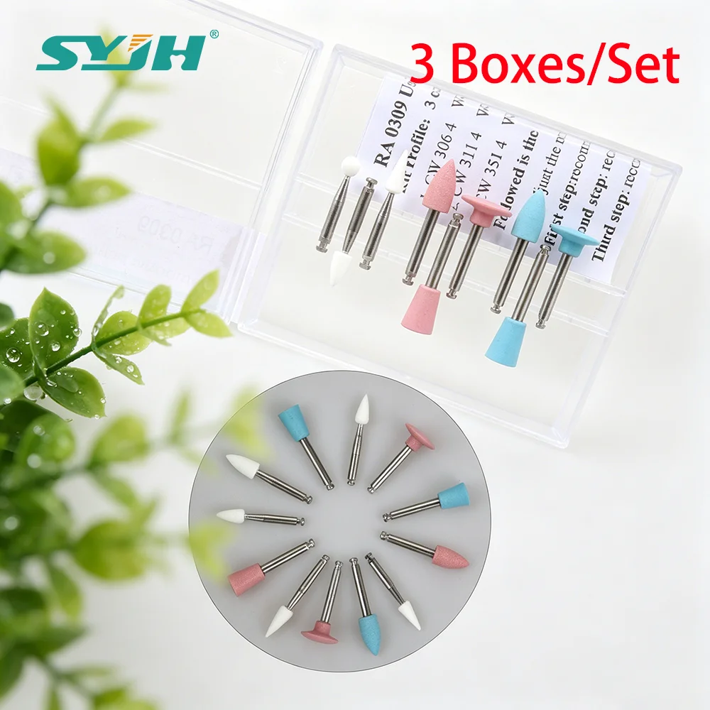 SYJH Dental RA0309 Composite Resin Sanding Polishing Kit Low Speed Contra Angle Handpiece Dentistry Clinic Polishing Equipment