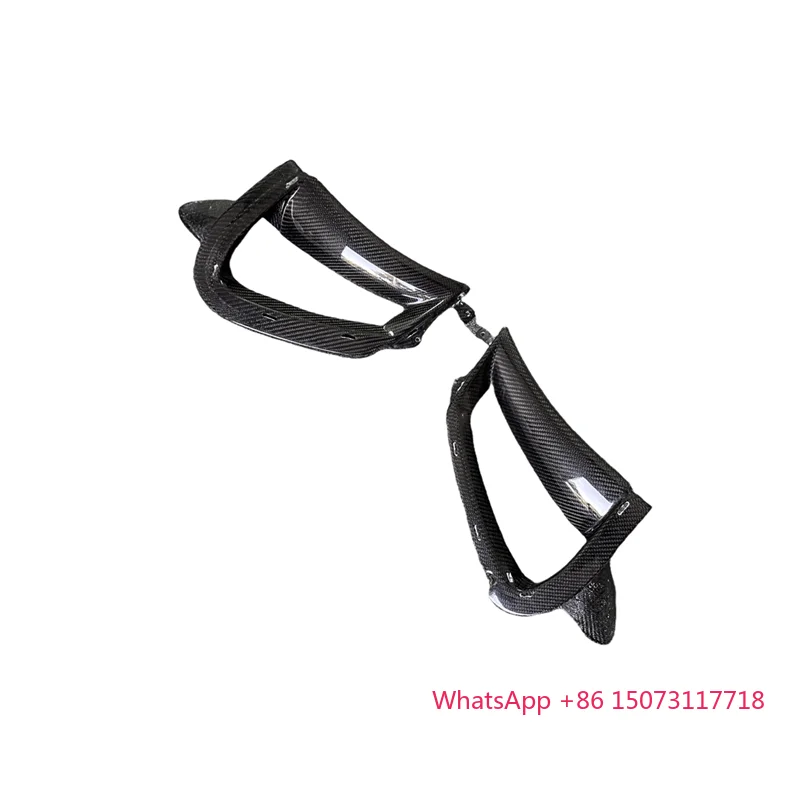 

Carbon Fiber Car Front Bumper Air Vent Trim Side Outlet Intake Frame Body Kits Accessories for 720s