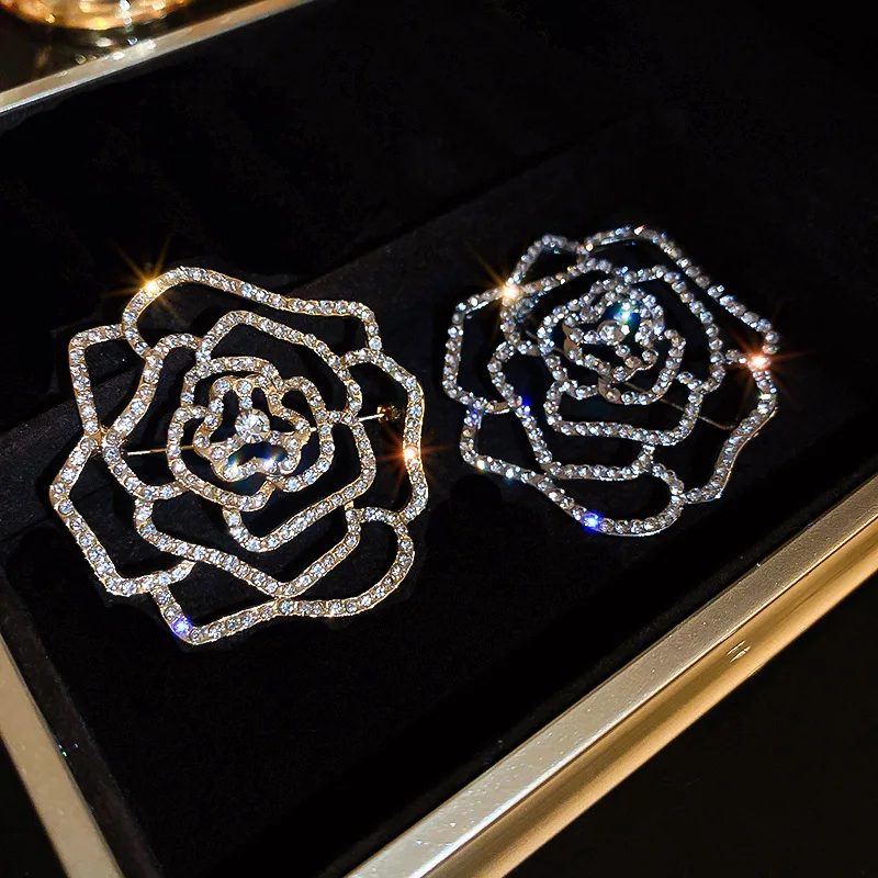 1Pc Fashion Flower Brooch for Men Women Exquisite Flower Plant Brooches Pins Jewelry Trendy Accessories Party Gifts 2024