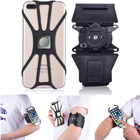 Universal Phone Armband Arm Clip Case For iPhone 12 13 14 15 16 Pro Running Sport Spider Holder For Huawei P70 Pro Samsung S25