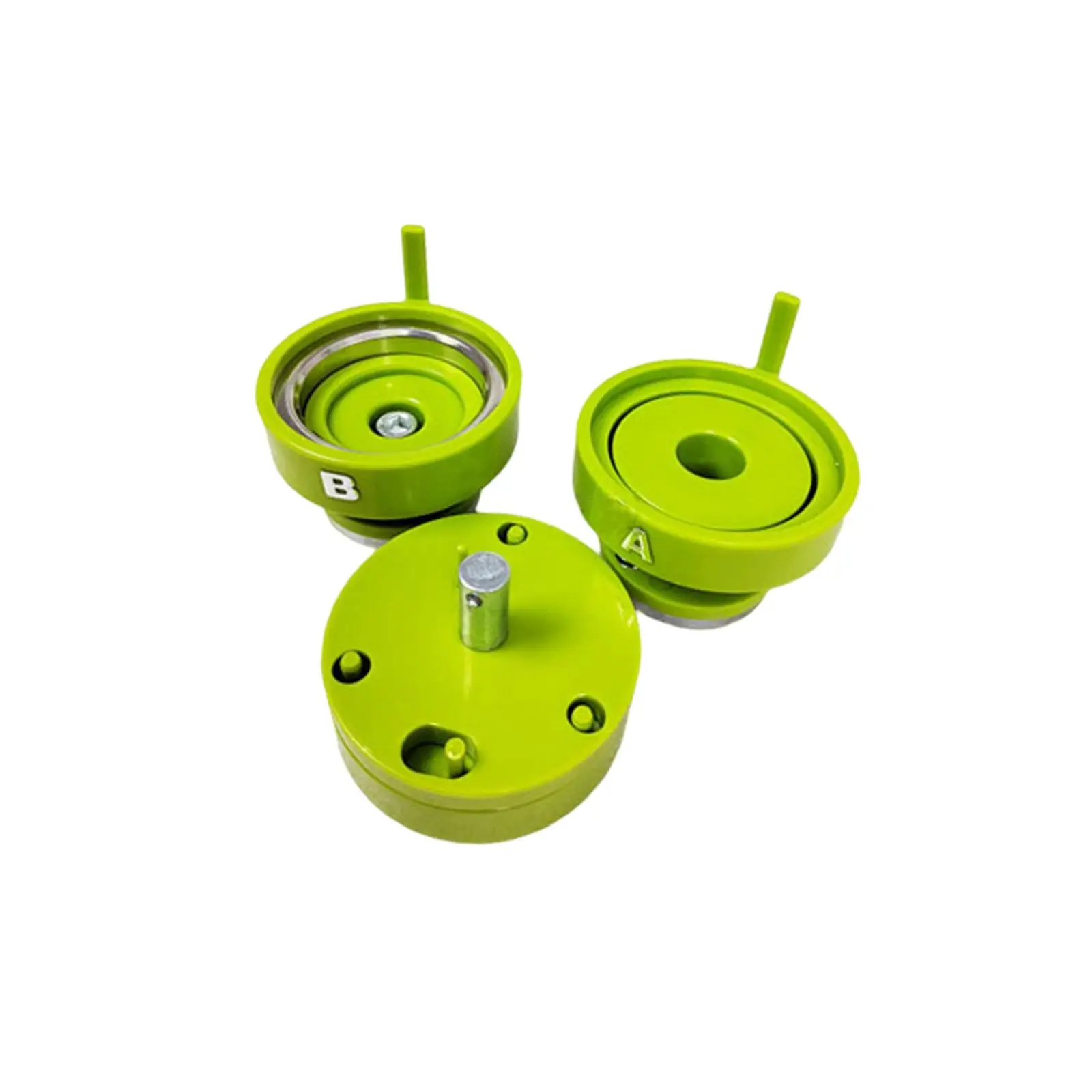 

Badge Making for Badge Machines Top, Bottom Mold Round Pin Maker 25mm/32mm/58mm Repair Parts Replacement Badge Button Mould