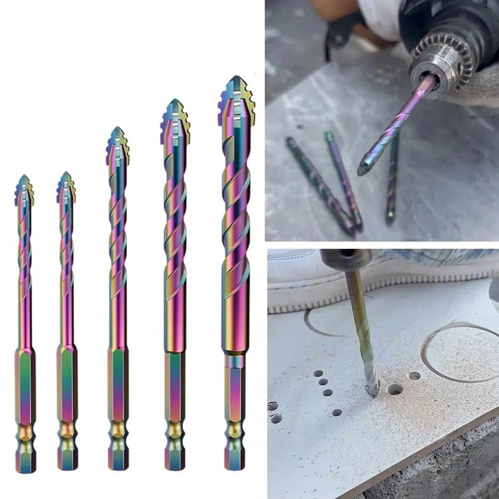

Эксцентриковые треугольные сверла для стеклянной плитки, набор твердосплавных спиральных наконечников с шестигранным хвостовиком, 3 5, 6 шт., 6 мм, 8 мм, 10 мм, 12 мм, отверстия
