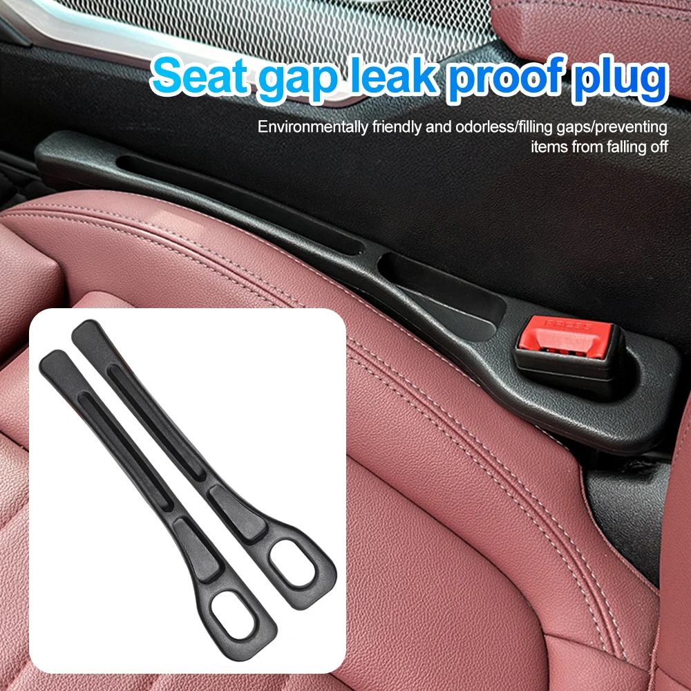 Car Seat Gap Filler Soft PU Seat Gap Leak Proof Filling Plug Strip Universal Interior Decoration Car Storage Box For Tesla