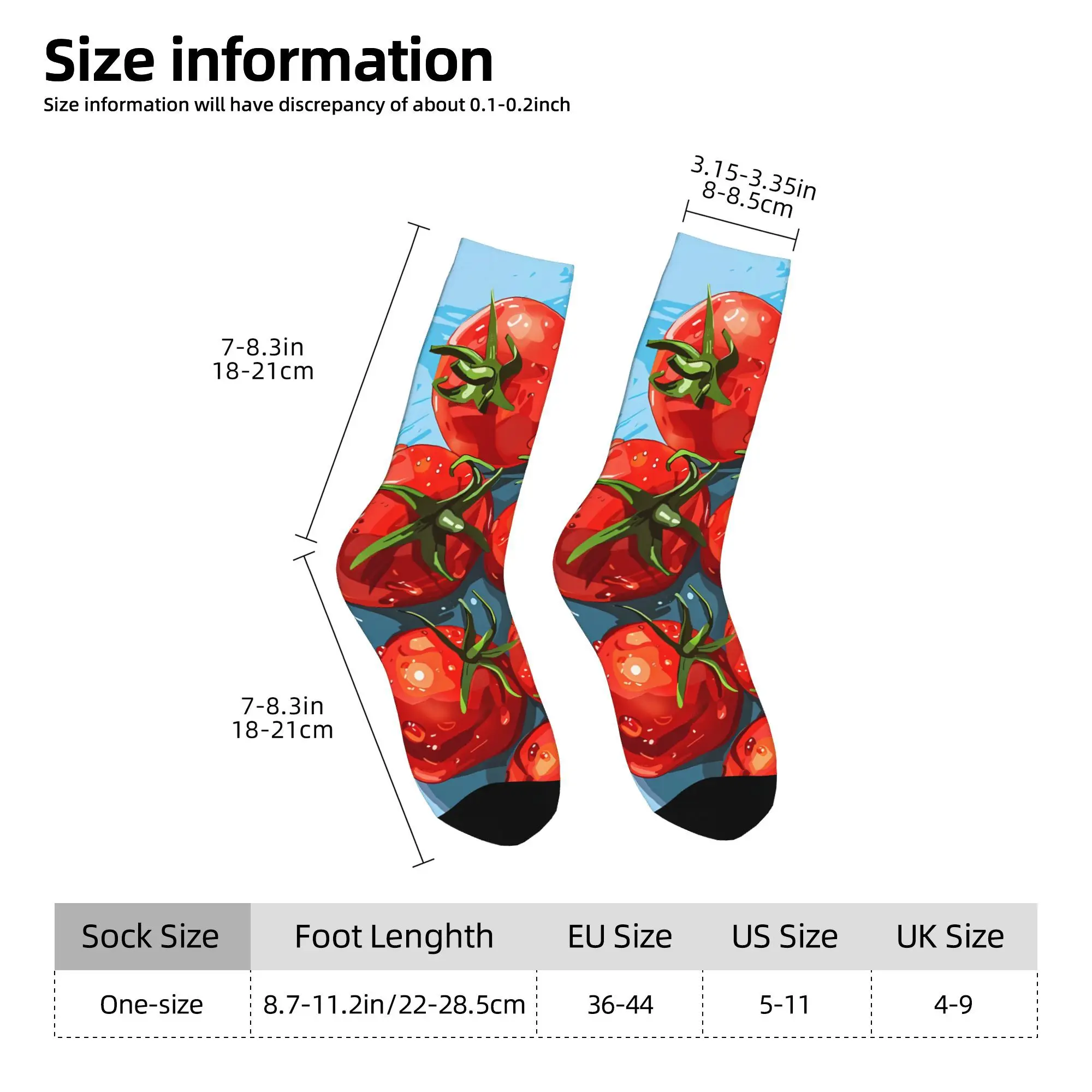 Tomato  Socks Male Mens Women Spring Stockings Polyester