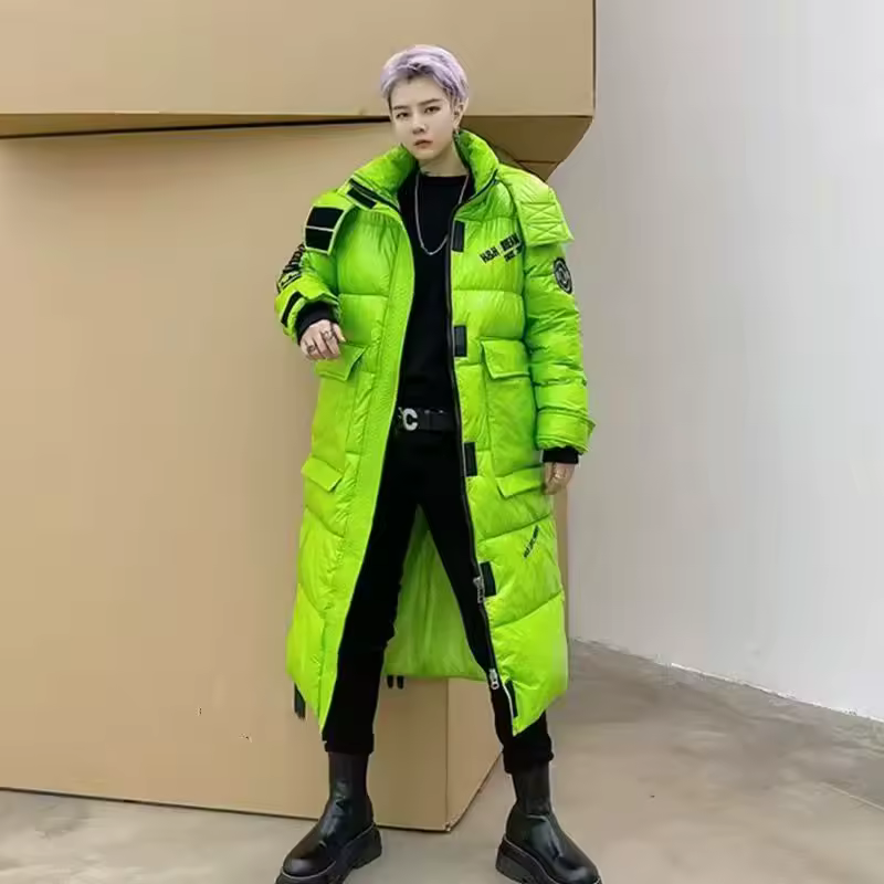 세탁 필요 없는 광택 있는 면 재킷