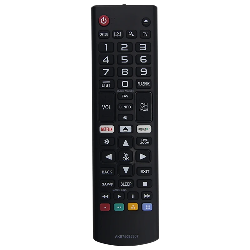 Control Remoto Compatible con TV 43UJ6500 43UJ6560 49UJ6500 49UJ6560 55UJ6520 55UJ6540 55UJ6580 60UJ6540, Repuesto AKB75095307