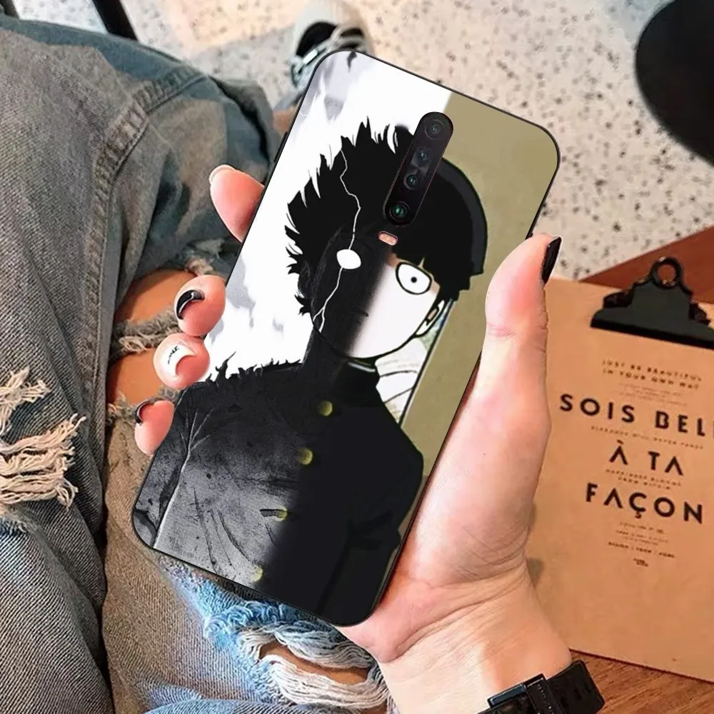 Anime Mob Psycho 100 Telefoon Case Voor Redmi 5 6 7 8 9 10 plus pro 6 7 8 9 EEN GAAN K20 K30 K40 pro plus F3 Fundas