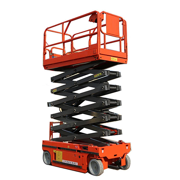 New Electric Hydraulic Scissor Lift 4-18m Aerial Skylift Mobile Lifter Scaffolding With 6m 8m 10m 12m 14m Heights