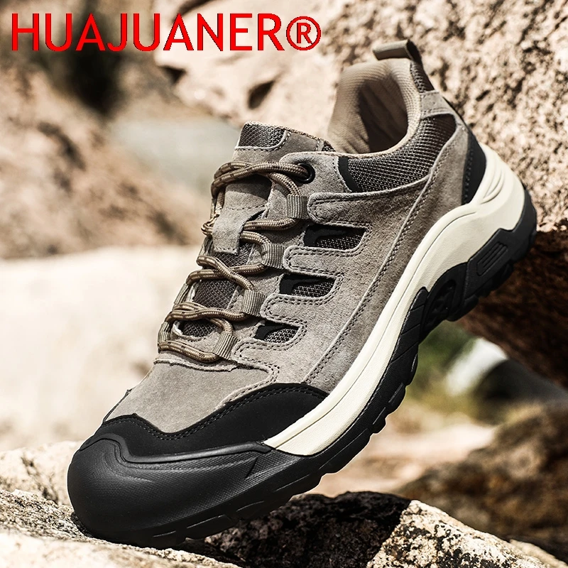 2026 New Men's Lightweight Trekking Shoes Non-Abrasive Collar Comfortable Insole with Enhanced Ankle Support for Long Walks​