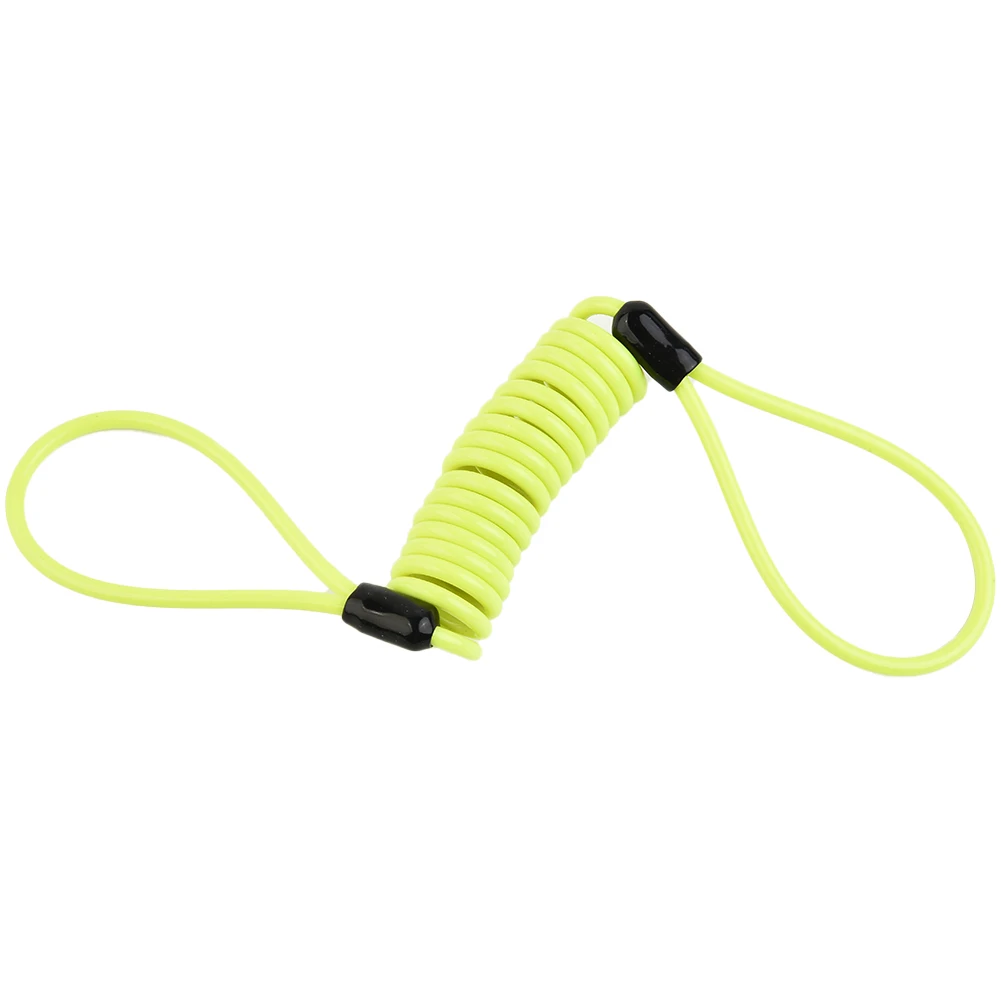 1.2m Disc Lock Reminder Minder for Bike Spring Cable Lock Anti-Theft Protection Alarm Locks For Motorcycle Scooter