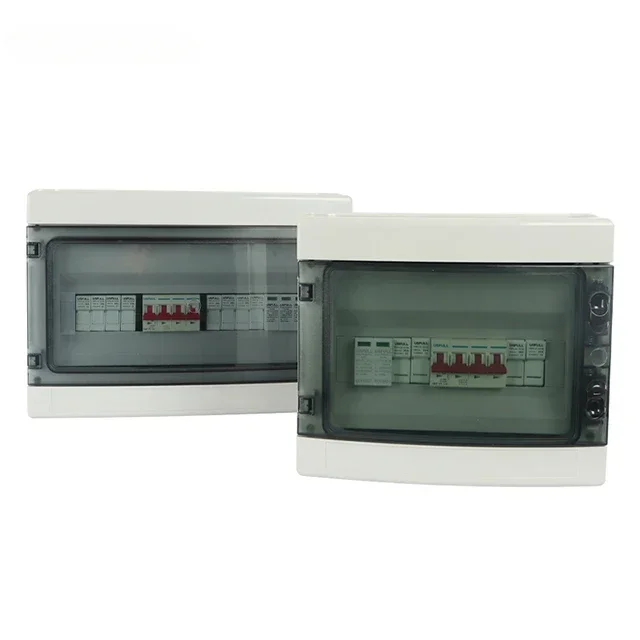 Solar PV DC IP65 2 IN 1 OUT Combiner Box for solar system high performance all-in-one combiner box