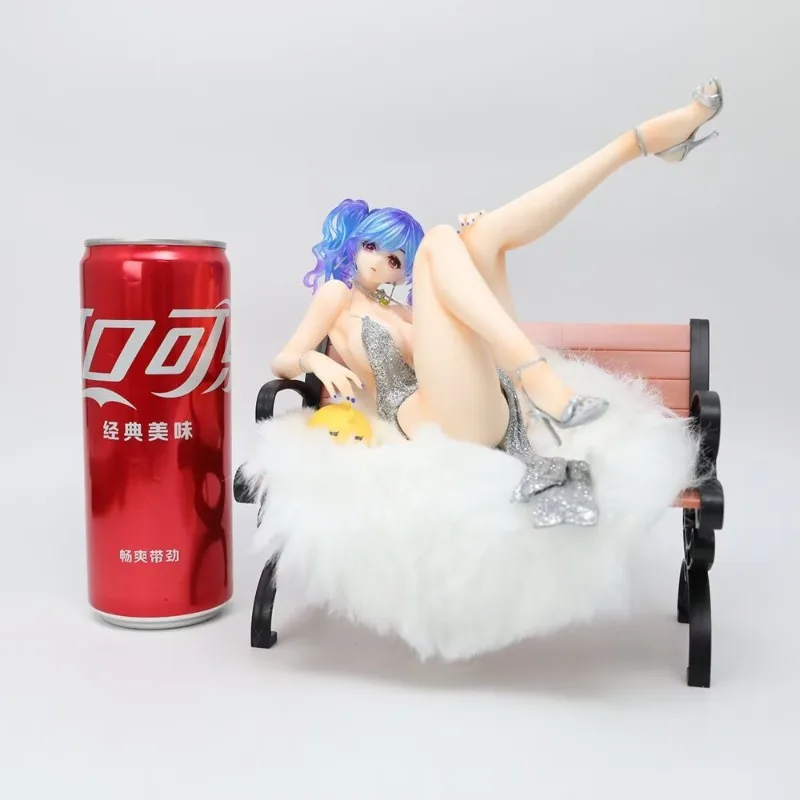 Azur Lane St.Louis 의자/소파에 앉은 피규어 "Saint Aunt" 애니메이션 소녀 PC 케이스 장식 박스형 입상 팬들을위한 소장품 선물