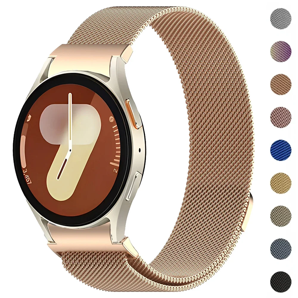 Offizielles No-Gap-Metallarmband für Samsung Galaxy Watch 7 6 5 4 44mm 40mm Magnetarmband Armband 6 Classic 47/43mm