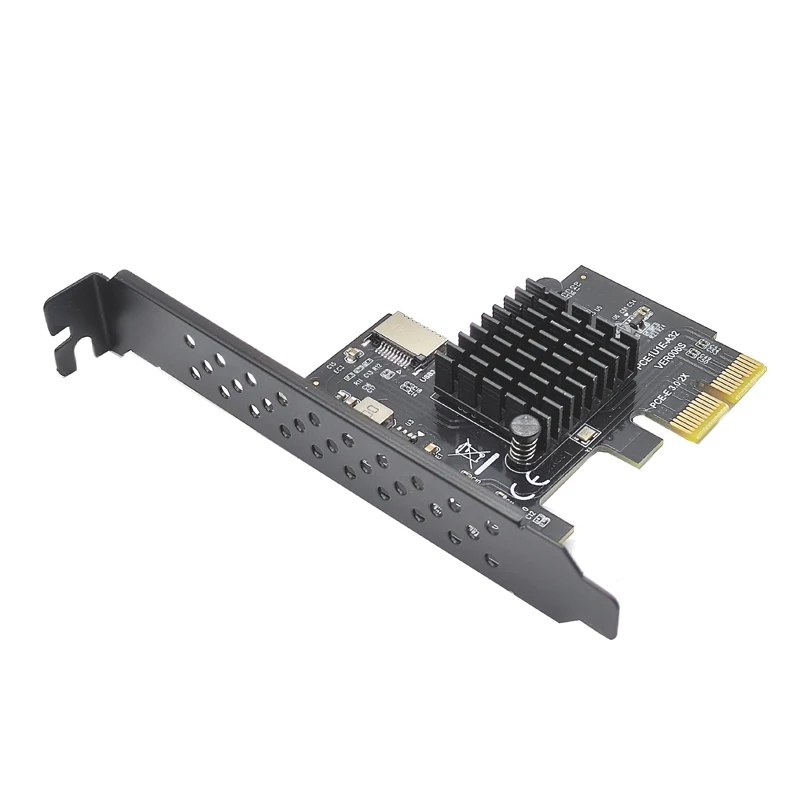 Nuovo Add on Card PCI Express 3.0 X2 USB 3.1 TYPE-E Card PCIe Front Type-C Adapter Riser Type-E USB3.1 A-KEY scheda di espansione da 10Gbps