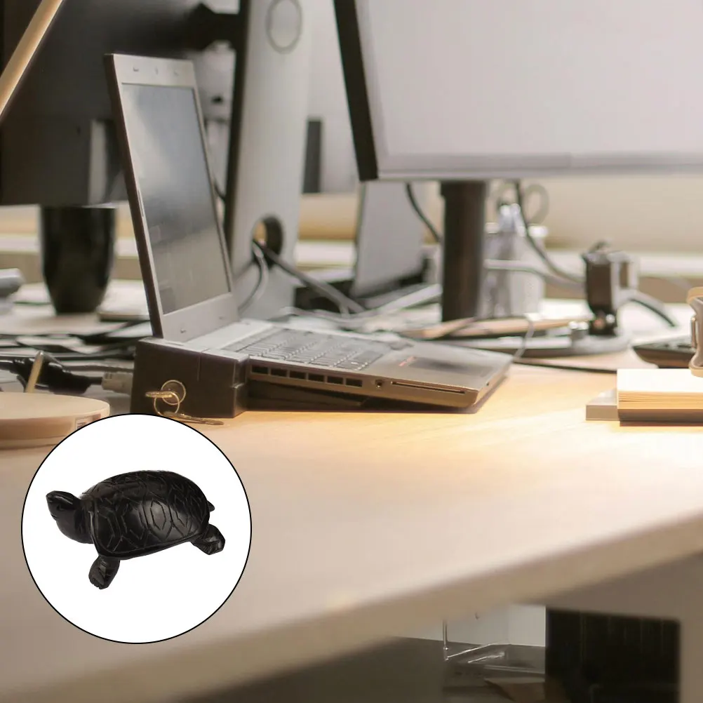 

Dragon Turtle Ornament 95x63x49mm Black Obsidian Home Decor Statue Figurine Desk Office Bedroom Craft Animal Sculpture