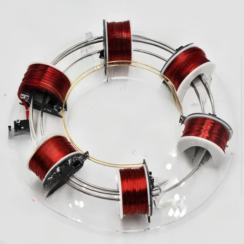 

Equipment Physic Game Teaching Homemade Electromagnetic Ring AIDS ModelRing Accelerator Cyclotron for Scientific Experimental