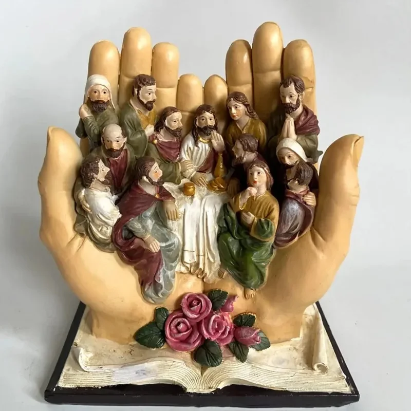 

New Models 1PC Last Supper Silicone Mold for DIY Aroma Candles Epoxy Resin Soap & Concrete Religious Home Decor Tool