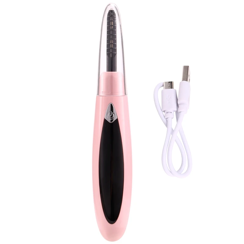 Electric Heated Eyelash Curler USB Charge Makeup Curling Kit Long Lasting Natural Eye Lash Curler