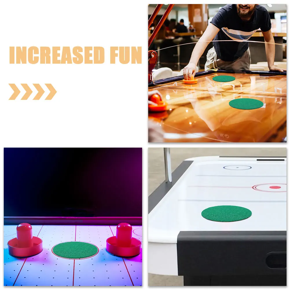 

10pcs Pushers Replacement Paddles Pads Durable Felt Material Easy Clean Enhanced Striking Performance Better Gaming Experience