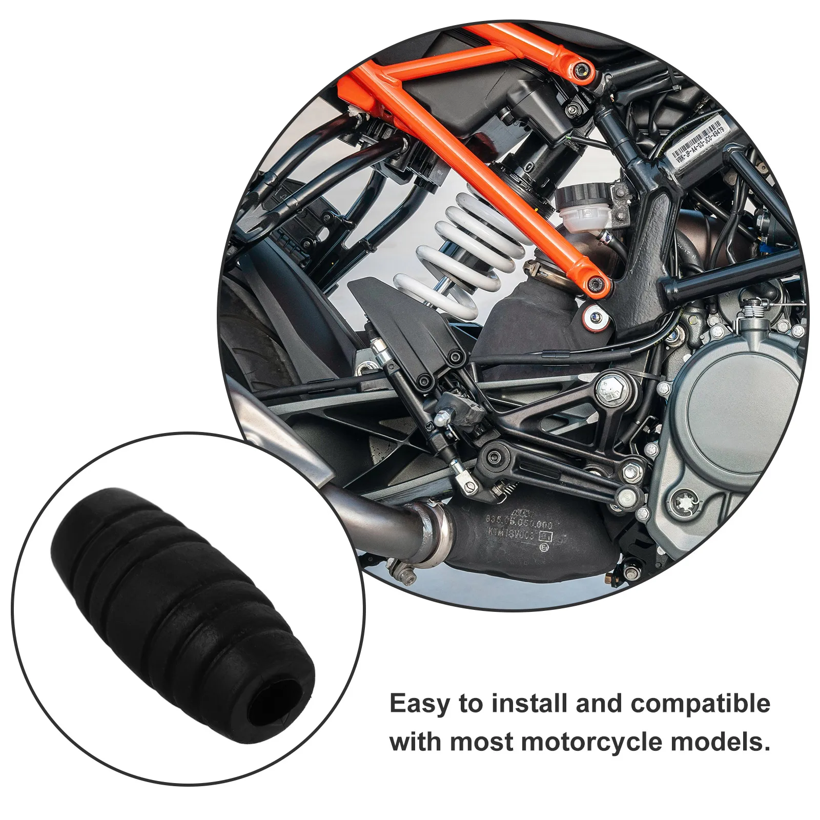 

Motorcycle Gear Shift Shifter Lever Rubber Cover Non-Slip Protective Pad Boot Pedal Cover Durable Easy Installation Comfortable