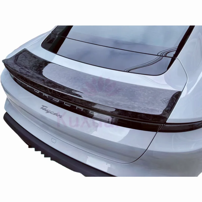 

For Porsche Taycan M Style Dry Forged Carbon Fiber Rear Trunk Lid Spoiler Body Kit