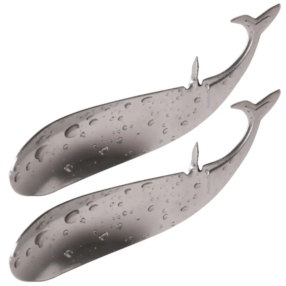 Extracteur de fruits de Passion en acier inoxydable, 2 pièces, conception en forme de baleine, Gadget de cuisine artisanal fin, pas facile à déformer