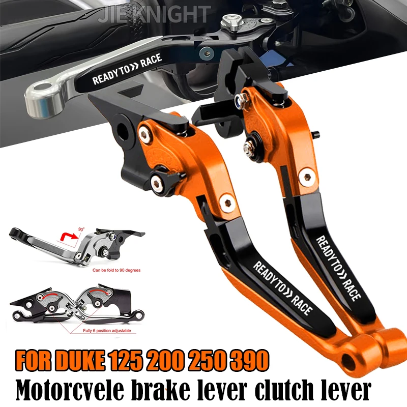 

Для Duke 390 250 200 125 Duke 390 ADVENTURE, набор тормозных рычагов сцепления, складные регулируемые рычаги, аксессуары, детали