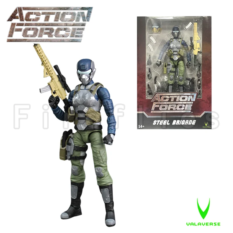 Figura de acción de la fuerza Valaverse, modelo de Anime de la Brigada de acero Wave 3 para regalo, 6 pulgadas, 1/12