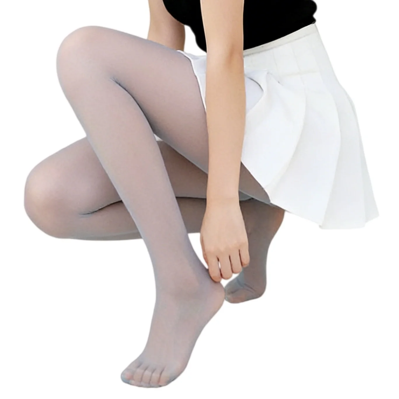 

2026New Elegant Stockings Tights Large Plus Size High Waist Female Stretchy Tight Open Crotchless silk Pantyhose Sexy summer XL