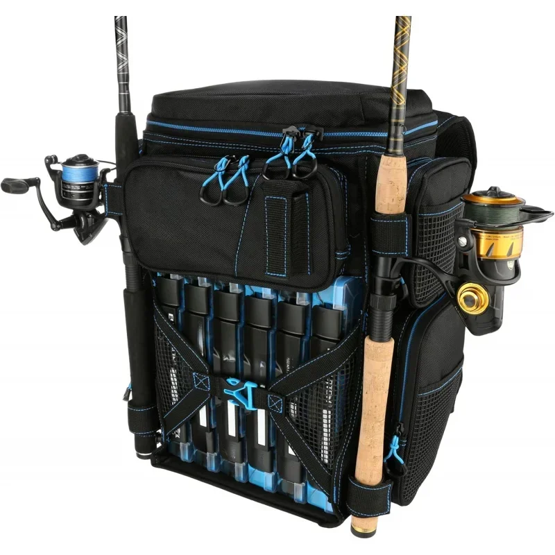 Evolution Fishing Drift Series Tackle Backpack - 3600 Outdoor Backpack w/ 6 Fishing Tackle Trays Heavy Duty