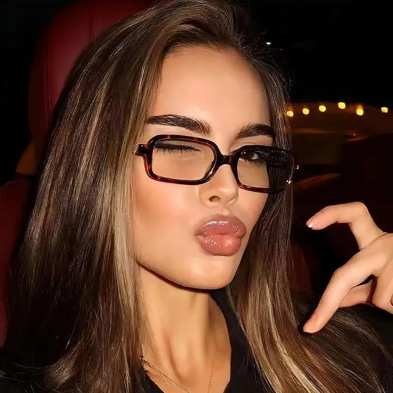KANSEPT Square Eyeglasses Women's Eyeglass Frame Plus Reading Glasses Woman Blue Light Graduated Lenses to Read Sunglasses Man