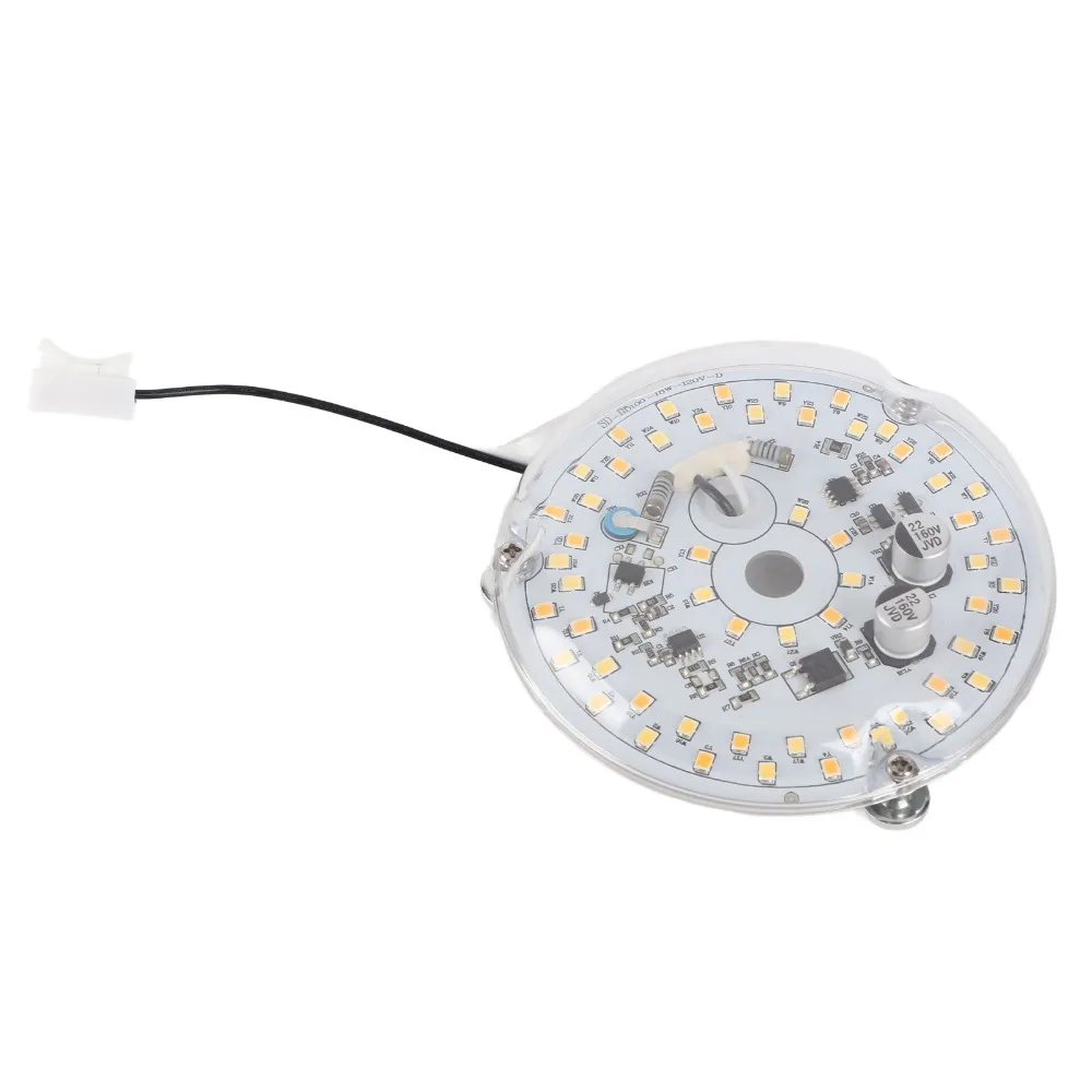 Dimmable 18W LED Ceiling Fan Light 3.93 Inch 3 Color Ceiling Light Replacement Panel AC 120V LED Retrofit Light Kit Hallway Use