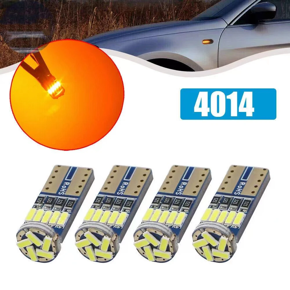 

Светодиодные лампы 501 для автомобиля W5W T10, 194 4014SMD, 12 В, 2 6000 10 лампы внутреннего освещения