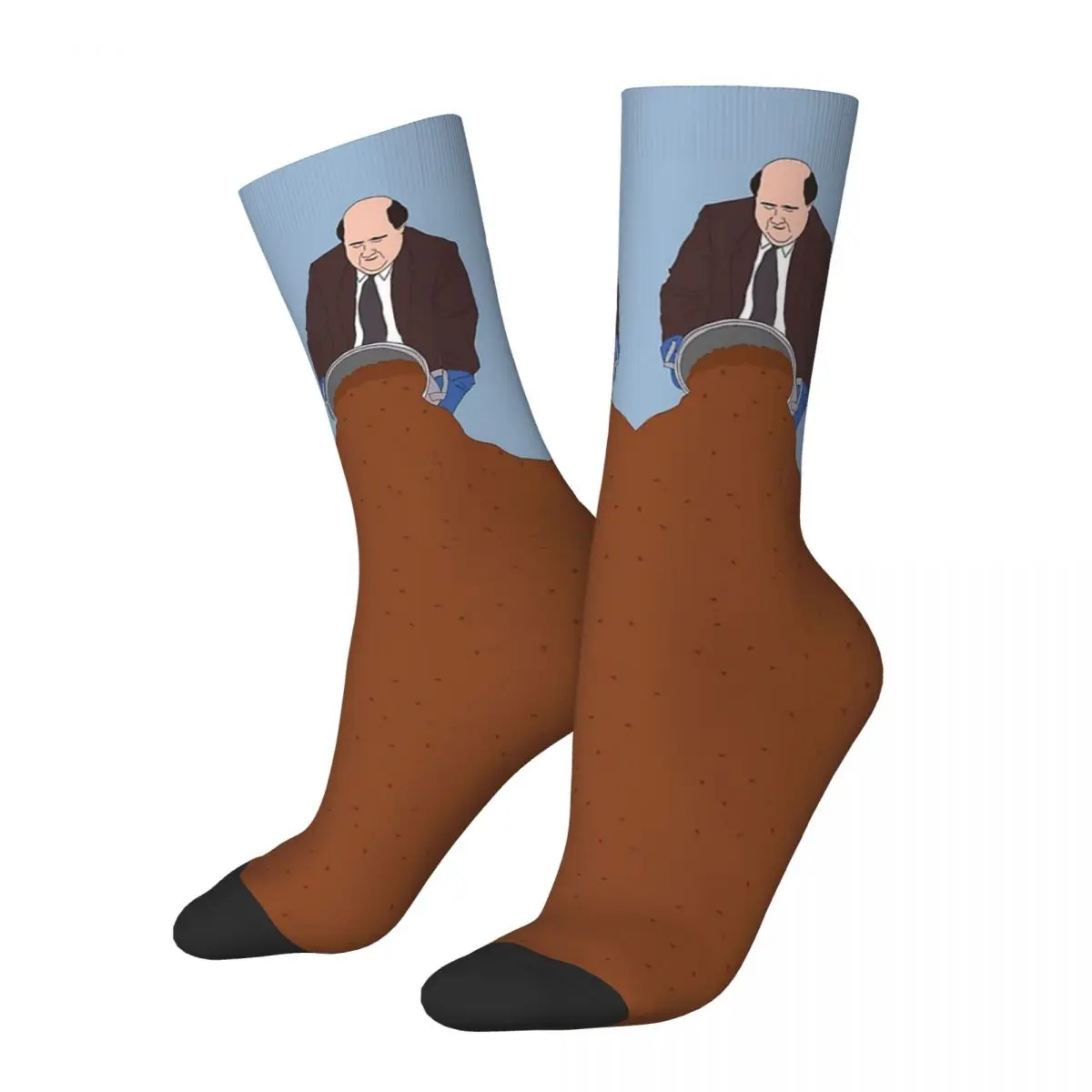 Kevin\'s Famous Chili Socks Merch The Office Kevin Merch Socks Accessories Funny Graphic Print Crew Sock Gifts for Office Fans