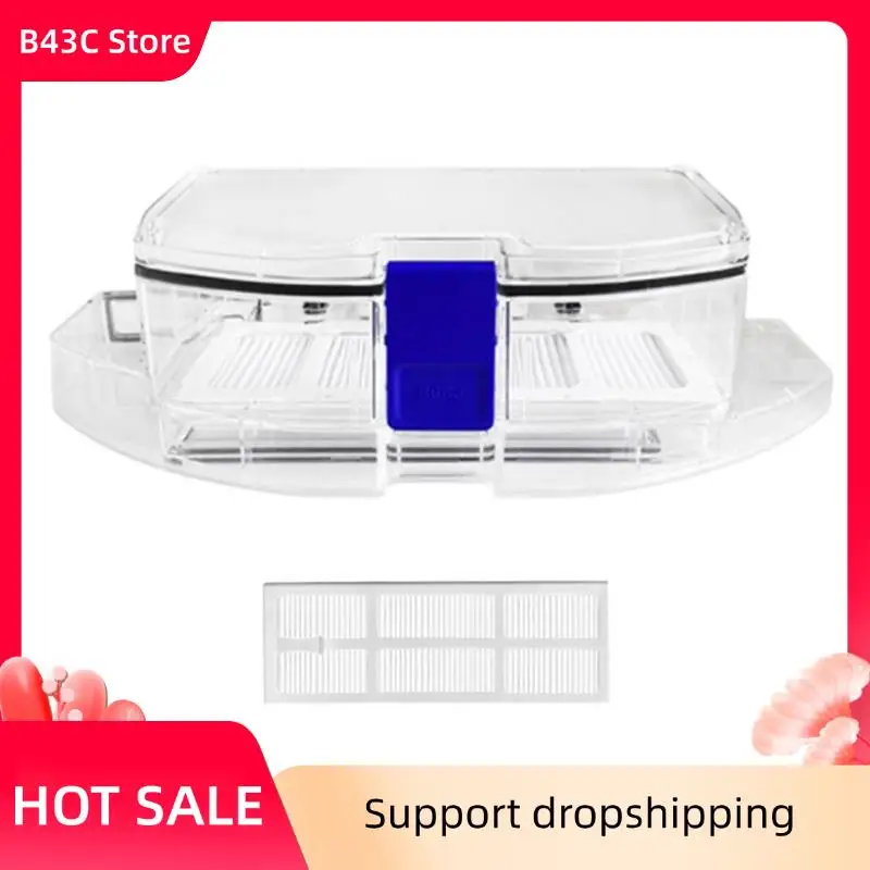 

B43C Dust Box For Narwal J3 Robot Vacuum Cleaners Accessories Trash Box With Filters Household Cleaning Replacement Parts