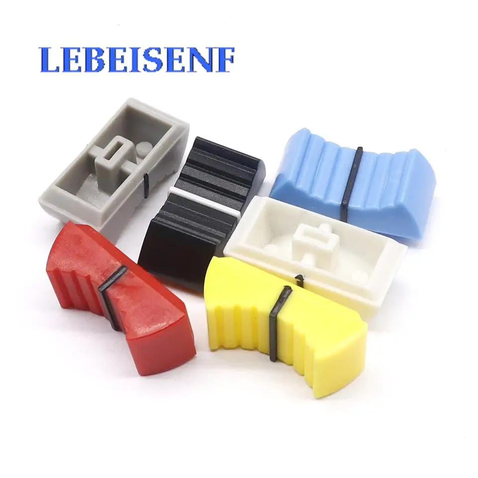 

12 шт., крышка фейдера смесителя, прямая скользящая ручка фейдера потенциометра/ручка проигрывателя дисков, широкая горловина/8 мм, отверстие H10,5 мм D25 мм 11 мм