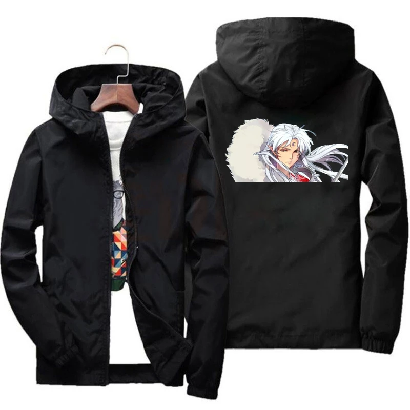 Zipper Jacket Men's Pilot Hooded Jacket Spring and Autumn Baseball Uniform Tide Card Anime Coat