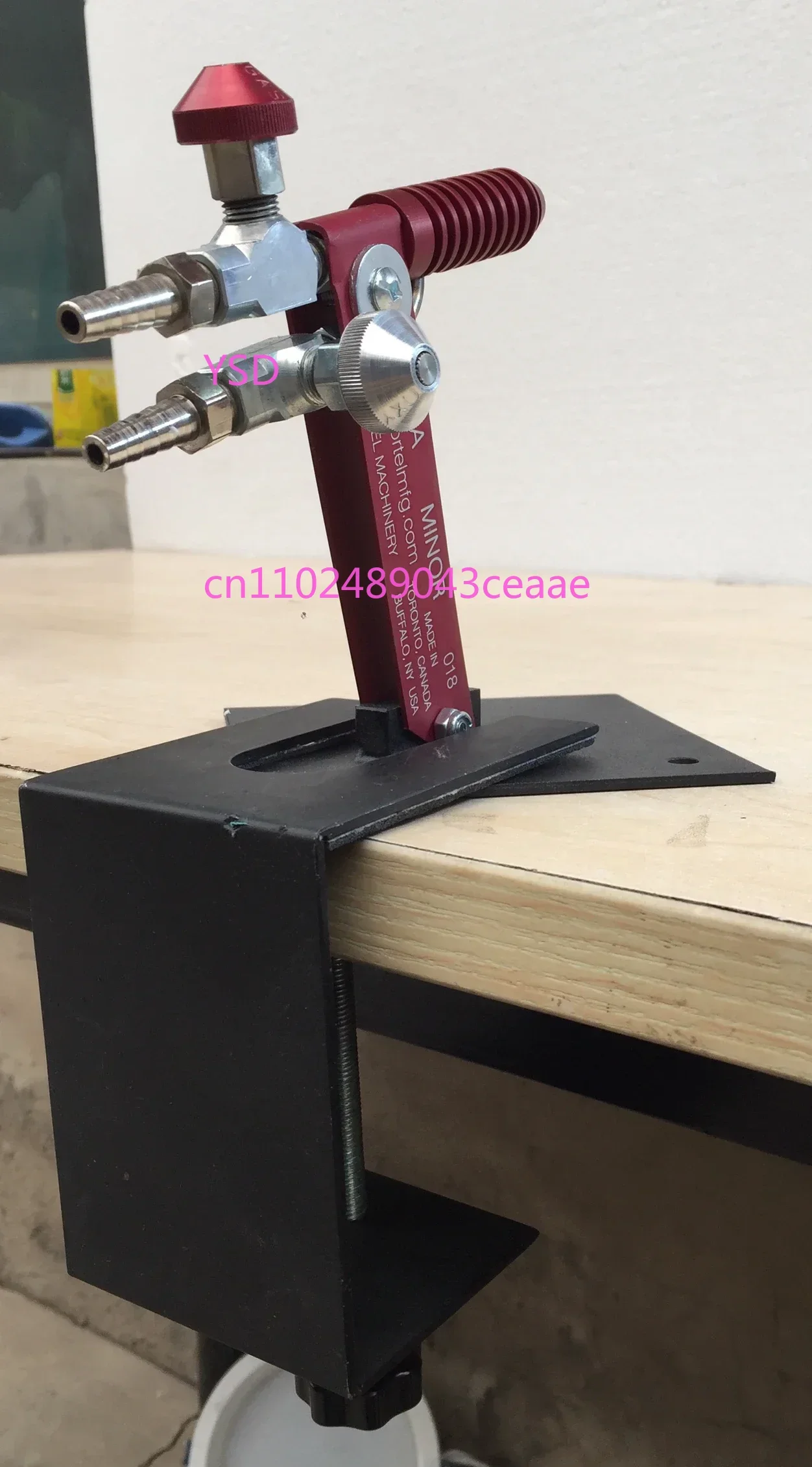 

1 Nortel Lantern Glass Small Red Fire Gun Burner Spitfire Head Machine Spray Lamp