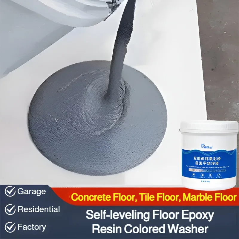 水性エポキシ着色砂床塗料 耐摩耗性 ワークショップ 屋外 自己整平セメント床 室内 家庭用塗料