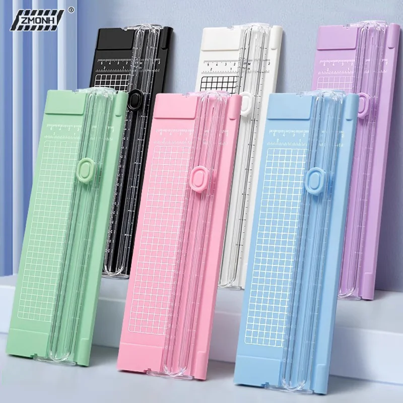 [H]A4 Bidirectional Cutting Paper Cutter With Pull-out Ruler For Photo Trimmers Scrapbook Lightweight Cutting Mat Machine