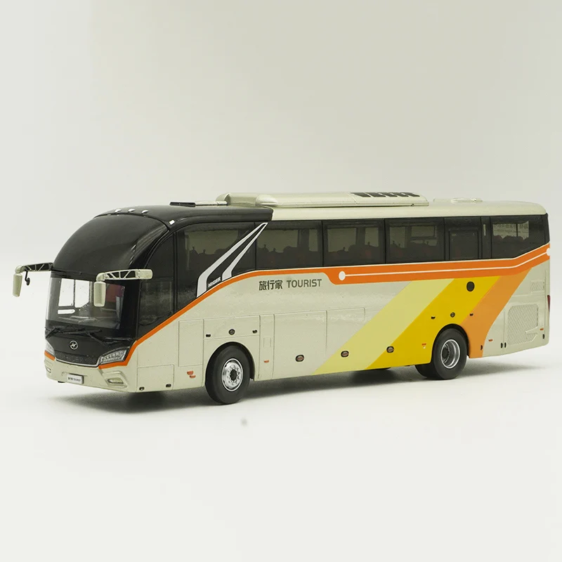 1:42 Scale Diecast Alloy Suzhou HIGER City Public Bus Toys Cars Model Classics Adult Collection Souvenir Gifts Static Display