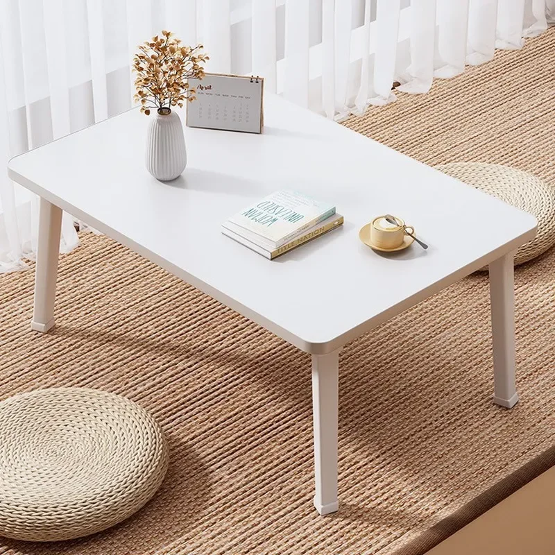 Modern Foldable Coffee Table Simple Removable Tatami Kang Desk for Bedroom Balcony Rental House Creative Low Side Table