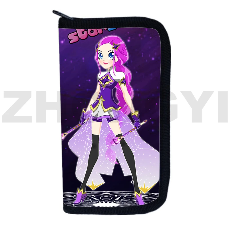 Hot Cartoon Lolirock Wallets Teenager Money Purse and Handbags Organizer Bag 3D Anime Purses LoliRockstar Coin Purse Women