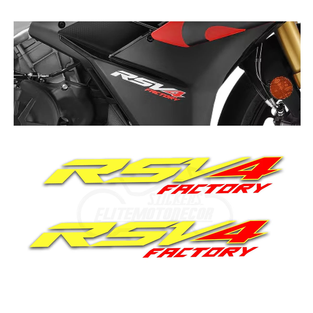 for Aprilia RSV4 1100 2020 2021 2022 2023 2024 Side Fairings stickers decals motorcycle fairing left right stickers