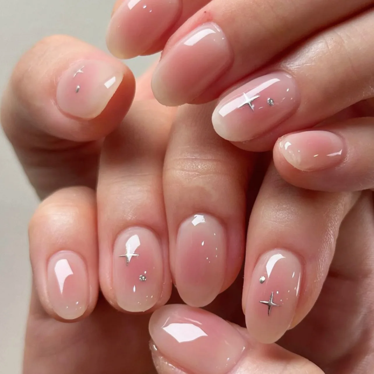 

24Pcs Pink Almond Press on Nails Simple Fake Nails Short False Nail Artificial Tips Нейл-Типс Накладные Ногти Uñas Postizas Mujer