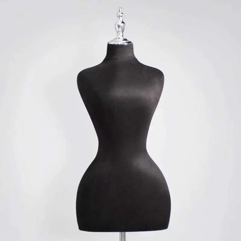 

Large-size Half-length Cloth Mannequins European Clothing Store Sexy Figure Display Stand Female Half-length Fake Mannequin C