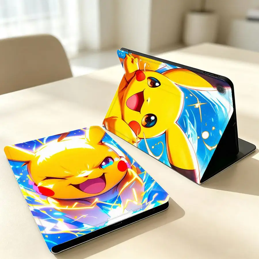 Hot Pokemons Pikachus Case for Samsung Galaxy Tab S10FE A9Plus S7 S8+ A11 A8 S9 FE A7 Lite S11 S10 Plus S9+ S10 Lite With Pencil